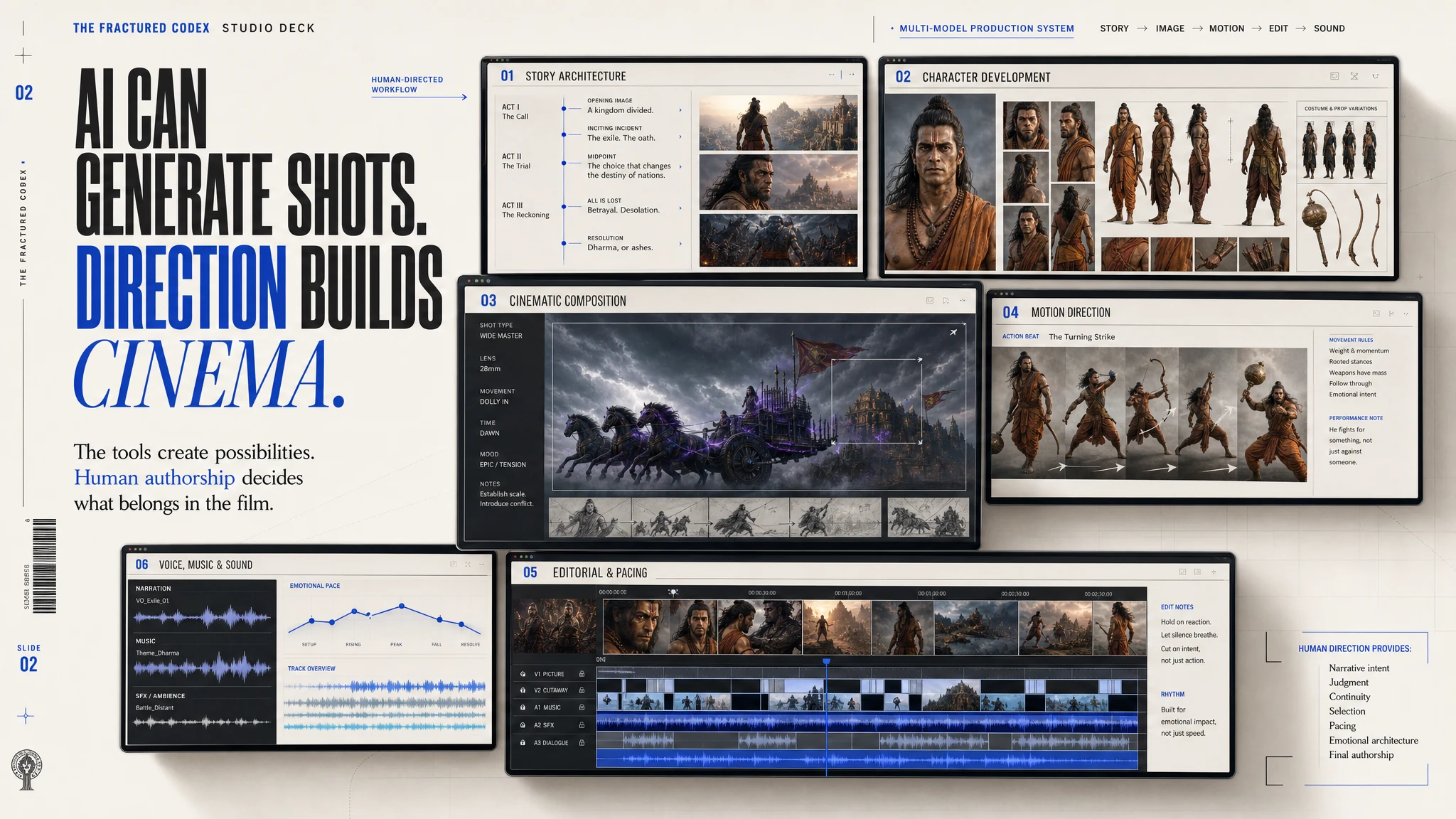 The Fractured Codex multi-model production system